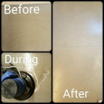 Floor Cleaning Before & After